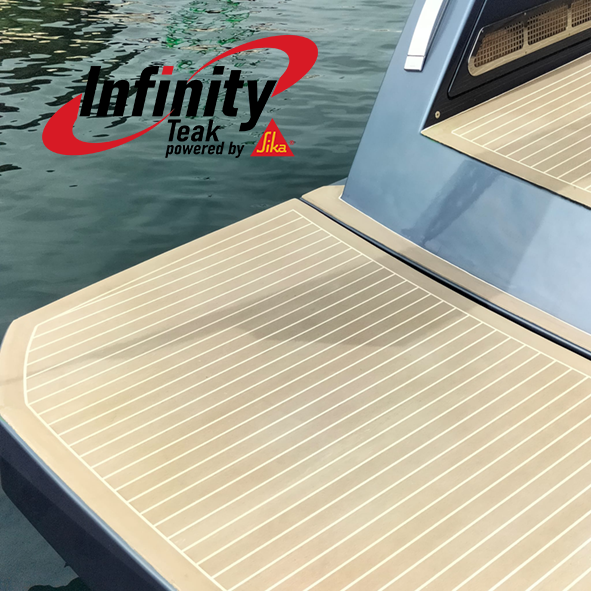 Infinity teak powered by Sika, Sika Marine Deco Teak